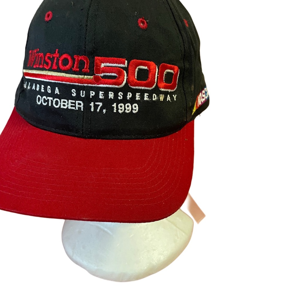 1999 Winston 500 Black and Red Cap